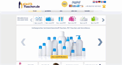 Desktop Screenshot of plastikflaschen.de